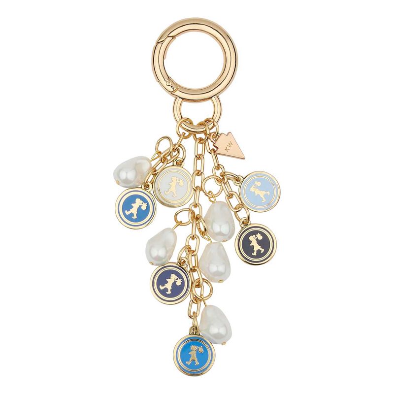 Karen Walker Runaway Coins Charm Gold Blue Multi image number 0